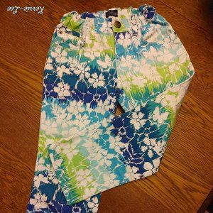 Girls Size 10 Childrens Place Flowered Jeans